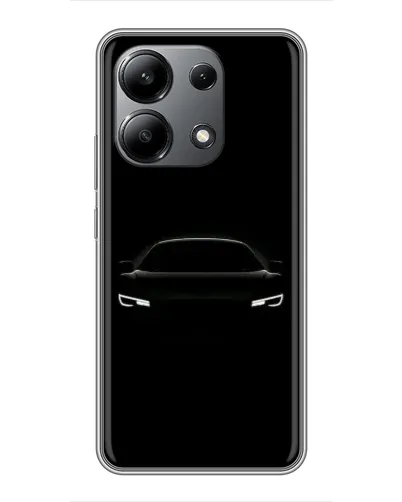 Чехол для Xiaomi Redmi Note 13 (4G) с картинкой «Взгляд Audi в темноте»