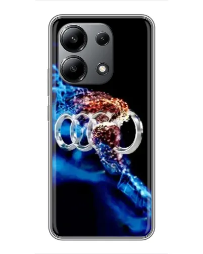 Чехол для Xiaomi Redmi Note 13 (4G) с картинкой «Энергия лого Audi»
