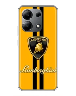 Чехол для Xiaomi Redmi Note 13 (4G) с картинкой «Lamborghini Stripe желтый» Чехол для Xiaomi Redmi Note 13 (4G) с картинкой «Lamborghini Stripe желтый»