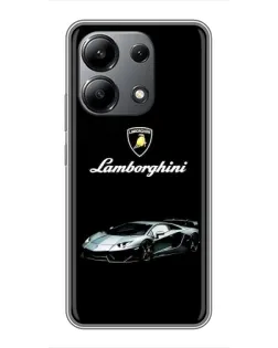 Чехол для Xiaomi Redmi Note 13 (4G) с картинкой «Логотип Lamborghini классика»