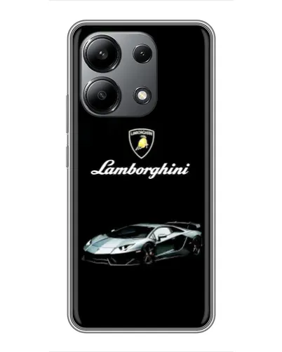 Чехол для Xiaomi Redmi Note 13 (4G) с картинкой «Логотип Lamborghini классика»