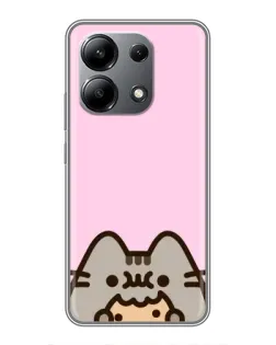 Чехол для Xiaomi Redmi Note 13 (4G) с картинкой «Pusheen и печенье» Чехол для Xiaomi Redmi Note 13 (4G) с картинкой «Pusheen и печенье»