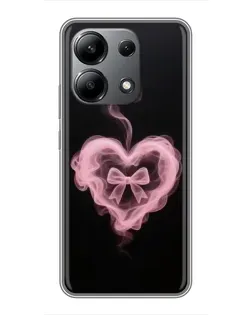 Чехол для Xiaomi Redmi Note 13 (4G) с картинкой «Дымчатое сердце»