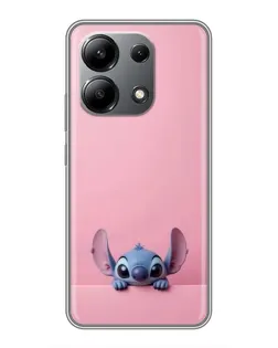 Чехол для Xiaomi Redmi Note 13 (4G) с картинкой «Stitch выглядывает»