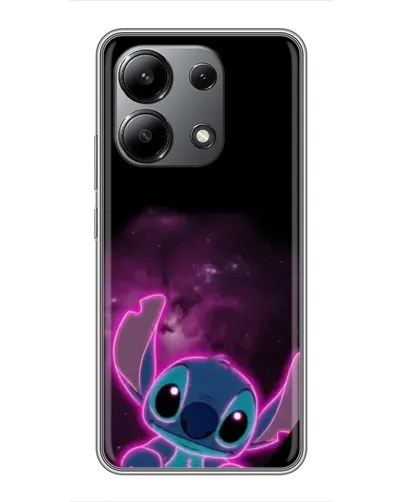 Чехол для Xiaomi Redmi Note 13 (4G) с картинкой «Неоновый Stitch»