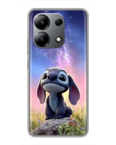 Чехол для Xiaomi Redmi Note 13 (4G) с картинкой «Стич на рассвете»
