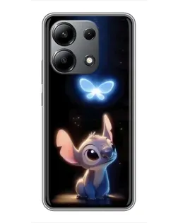 Чехол для Xiaomi Redmi Note 13 (4G) с картинкой «Сияющий Стич»