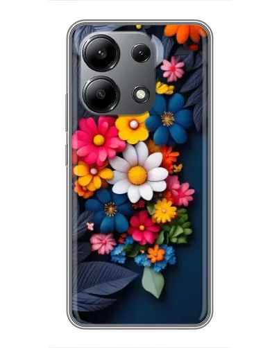 Чохол для Xiaomi Redmi Note 13 (4G) з картинкою «Квіткова феєрія»