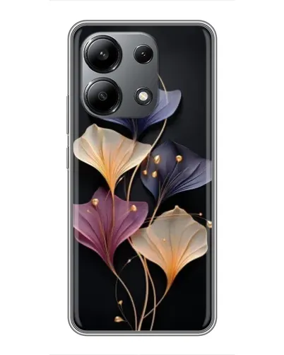 Чохол для Xiaomi Redmi Note 13 (4G) з картинкою «Лілові квіти грації»