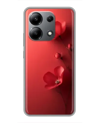 Чохол для Xiaomi Redmi Note 13 (4G) з картинкою «Макові суцвіття»