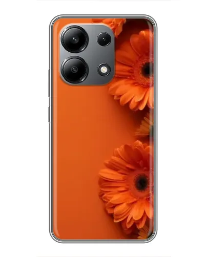 Чохол для Xiaomi Redmi Note 13 (4G) з картинкою «Помаранчеві гербери»