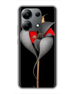Чохол для Xiaomi Redmi Note 13 (4G) з картинкою «Срібна фантазійна квітка» Чохол для Xiaomi Redmi Note 13 (4G) з картинкою «Срібна фантазійна квітка»