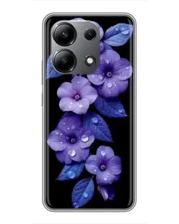Чехол для Xiaomi Redmi Note 13 (4G) с картинкой «Фиолетовые цветы с росою» Чехол для Xiaomi Redmi Note 13 (4G) с картинкой «Фиолетовые цветы с росою»