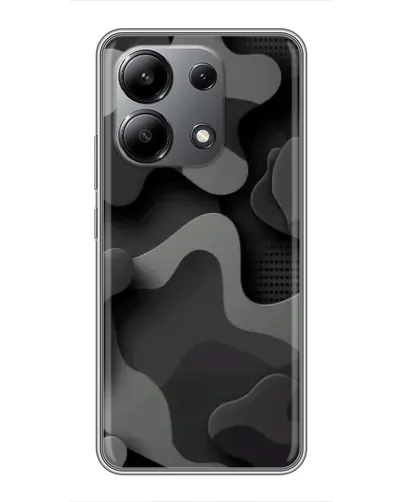 Чехол для Xiaomi Redmi Note 13 (4G) с картинкой «Темный абстрактный камуфляж»
