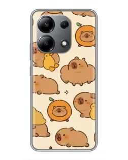 Чехол для Xiaomi Redmi Note 13 (4G) с картинкой «Капибары с апельсинами» Чехол для Xiaomi Redmi Note 13 (4G) с картинкой «Капибары с апельсинами»