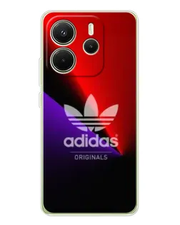 Чехол для Xiaomi Redmi Note 14 4G (Global) с картинкой «Adidas Red Neon»