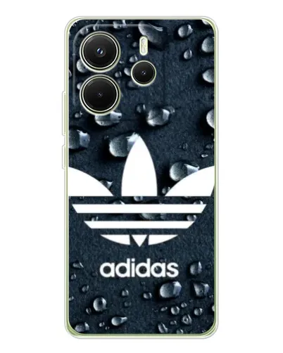 Чехол для Xiaomi Redmi Note 14 4G (Global) с картинкой «Adidas Trefoil Blue»