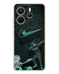 Чехол для Xiaomi Redmi Note 14 4G (Global) с картинкой «Спортивный арт Nike» Чехол для Xiaomi Redmi Note 14 4G (Global) с картинкой «Спортивный арт Nike»