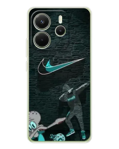 Чехол для Xiaomi Redmi Note 14 4G (Global) с картинкой «Спортивный арт Nike»
