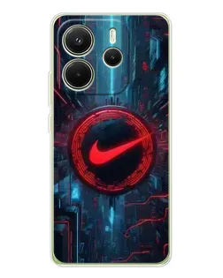 Чехол для Xiaomi Redmi Note 14 4G (Global) с картинкой «Техногенный стиль Nike» Чехол для Xiaomi Redmi Note 14 4G (Global) с картинкой «Техногенный стиль Nike»
