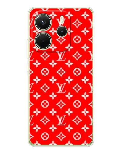 Чехол для Xiaomi Redmi Note 14 4G (Global) с картинкой «Яркий паттерн LV» Чехол для Xiaomi Redmi Note 14 4G (Global) с картинкой «Яркий паттерн LV»