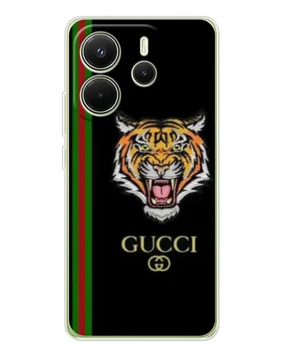 Чехол для Xiaomi Redmi Note 14 4G (Global) с картинкой «Тигр Gucci»