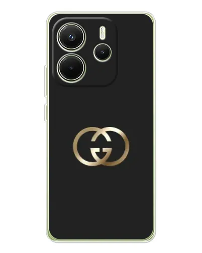 Чехол для Xiaomi Redmi Note 14 4G (Global) с картинкой «Минимализм Gucci»