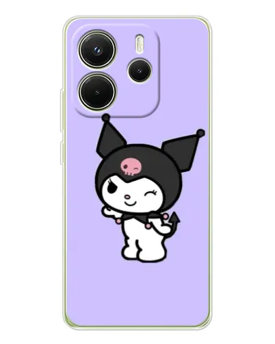 Чехол для Xiaomi Redmi Note 14 4G (Global) с картинкой «Классическая Kuromi»