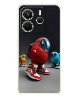 Чехол для Xiaomi Redmi Note 14 4G (Global) с картинкой «Among Us — 3D стиль» Чехол для Xiaomi Redmi Note 14 4G (Global) с картинкой «Among Us — 3D стиль»