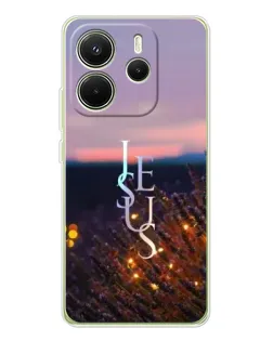 Чехол для Xiaomi Redmi Note 14 4G (Global) с картинкой «Свет Божий ночью»