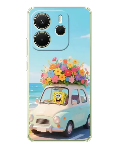 Чехол для Xiaomi Redmi Note 14 4G (Global) с картинкой «Автомобильное путешествие»