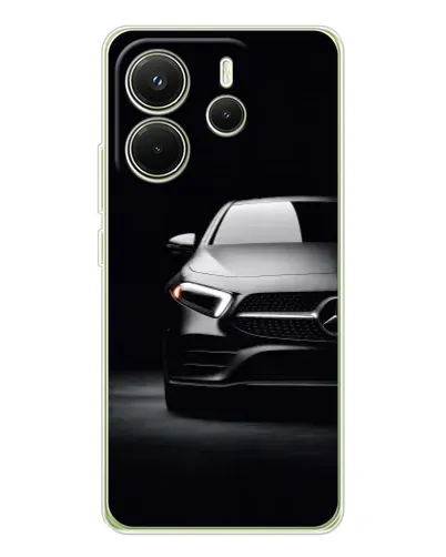 Чехол для Xiaomi Redmi Note 14 4G (Global) с картинкой «Свет фар Mercedes» Чехол для Xiaomi Redmi Note 14 4G (Global) с картинкой «Свет фар Mercedes»