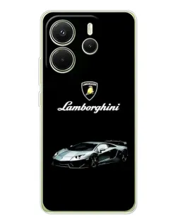 Чехол для Xiaomi Redmi Note 14 4G (Global) с картинкой «Логотип Lamborghini классика» Чехол для Xiaomi Redmi Note 14 4G (Global) с картинкой «Логотип Lamborghini классика»