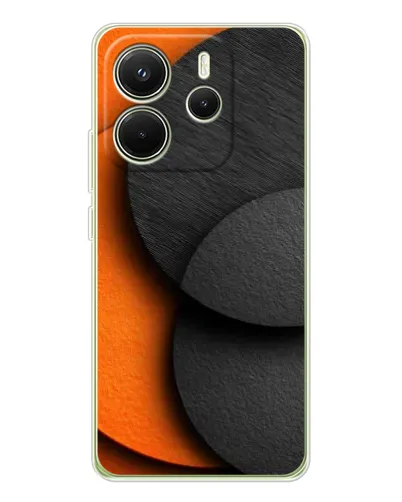 Чехол для Xiaomi Redmi Note 14 4G (Global) с картинкой «Геометрия оранжевых кругов» Чехол для Xiaomi Redmi Note 14 4G (Global) с картинкой «Геометрия оранжевых кругов»