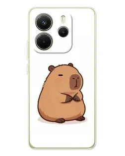 Чехол для Xiaomi Redmi Note 14 4G (Global) с картинкой «Толстенькая капибара» Чехол для Xiaomi Redmi Note 14 4G (Global) с картинкой «Толстенькая капибара»