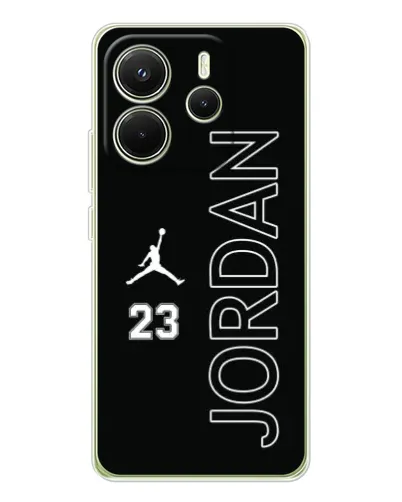 Чохол для Xiaomi Redmi Note 14 4G (EU) з картинкою «Jordan Vertical»