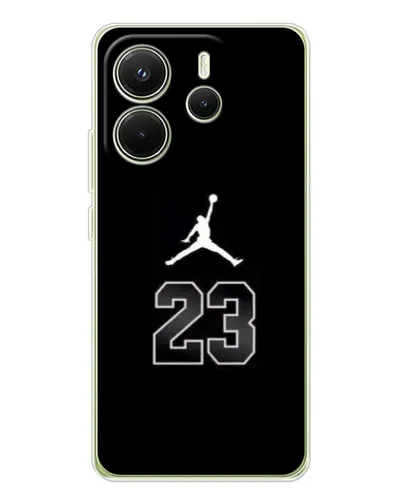 Чохол для Xiaomi Redmi Note 14 4G (EU) з картинкою «Jordan Flight 23»