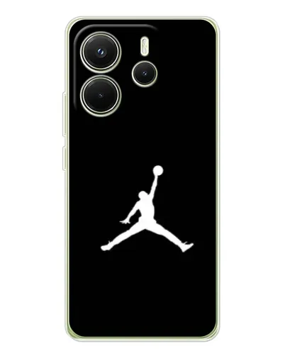 Чохол для Xiaomi Redmi Note 14 4G (EU) з картинкою «Jordan Silhouette»