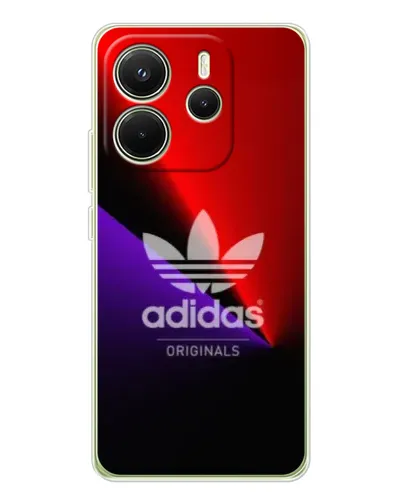 Чохол для Xiaomi Redmi Note 14 4G (EU) з картинкою «Adidas Red Neon»
