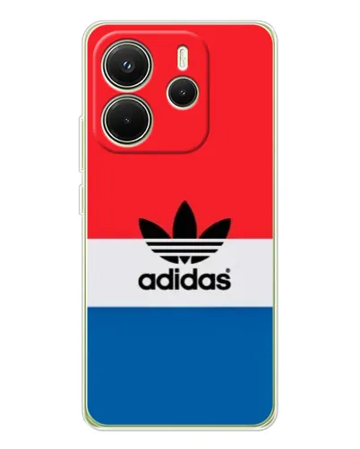 Чохол для Xiaomi Redmi Note 14 4G (EU) з картинкою «Ретро блоки Adidas»