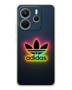 Чохол для Xiaomi Redmi Note 14 4G (EU) з картинкою «Неоновий Adidas»