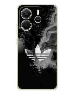 Чохол для Xiaomi Redmi Note 14 4G (EU) з картинкою «Абстрактний дим Adidas»