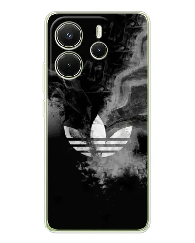 Чохол для Xiaomi Redmi Note 14 4G (EU) з картинкою «Абстрактний дим Adidas»
