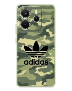 Чохол для Xiaomi Redmi Note 14 4G (EU) з картинкою «Мілітарі стиль Adidas»