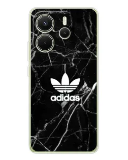 Чохол для Xiaomi Redmi Note 14 4G (EU) з картинкою «Білий мармур Adidas»
