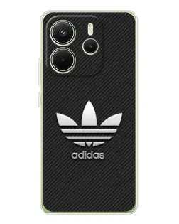 Чохол для Xiaomi Redmi Note 14 4G (EU) з картинкою «Adidas Карбонова текстура»