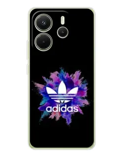 Чохол для Xiaomi Redmi Note 14 4G (EU) з картинкою «Вибух фарб Adidas»