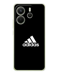 Чохол для Xiaomi Redmi Note 14 4G (EU) з картинкою «Чорна класика Adidas»
