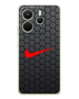 Чохол для Xiaomi Redmi Note 14 4G (EU) з картинкою «Nike — карбонова сітка» Чохол для Xiaomi Redmi Note 14 4G (EU) з картинкою «Nike — карбонова сітка»