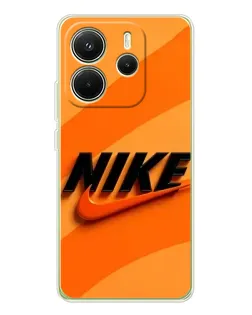 Чохол для Xiaomi Redmi Note 14 4G (EU) з картинкою «Помаранчевий драйв Nike» Чохол для Xiaomi Redmi Note 14 4G (EU) з картинкою «Помаранчевий драйв Nike»